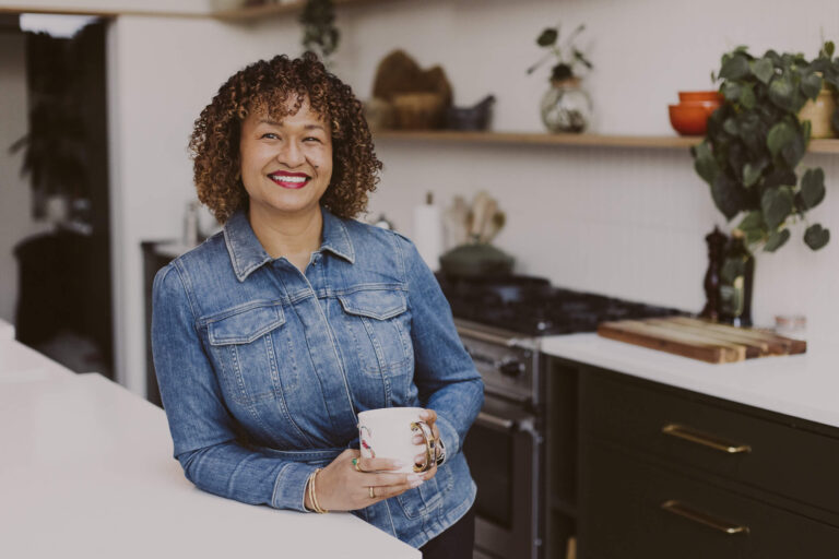 creative founder relaxed personal brand portrait